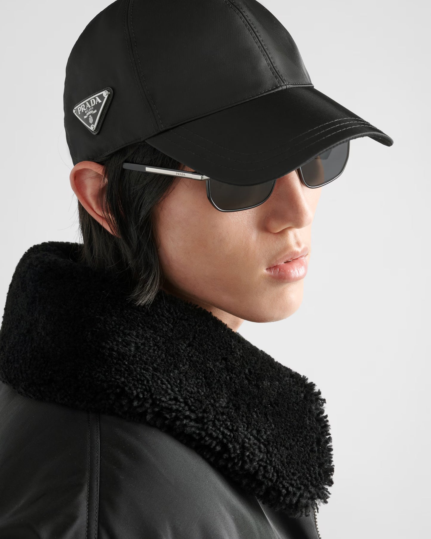 Casquette de baseball en Re-Nylon Noir